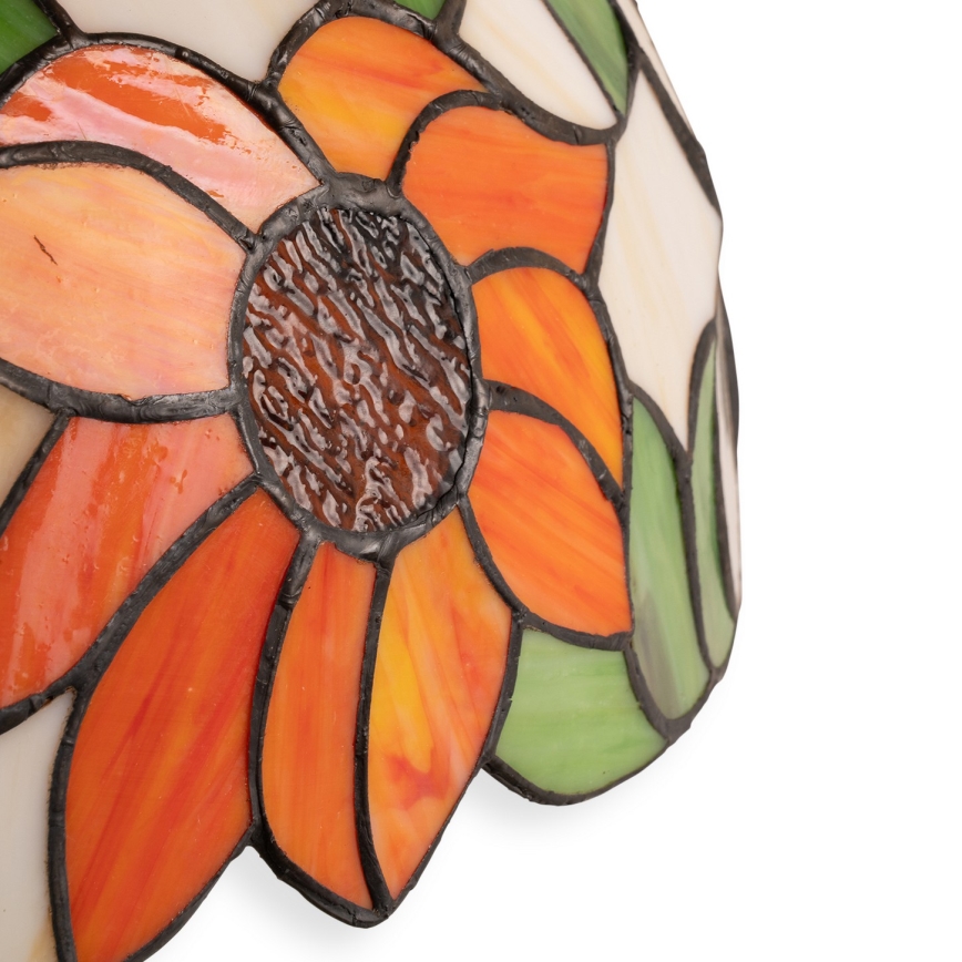 Brilagi - lampe de table Tiffany en vitrail SUNFLOWER 1xE27/60W/230V