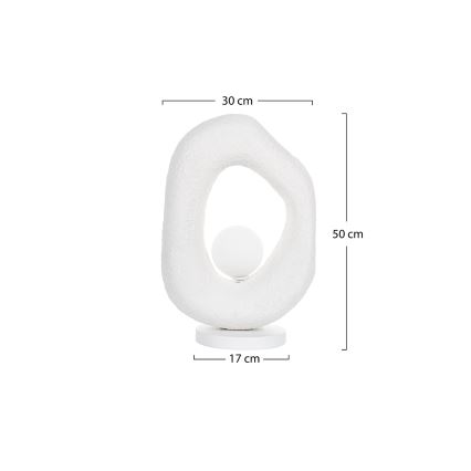 Brilagi - Lampe de table WABI SABI 1xG9/8W/230V blanche