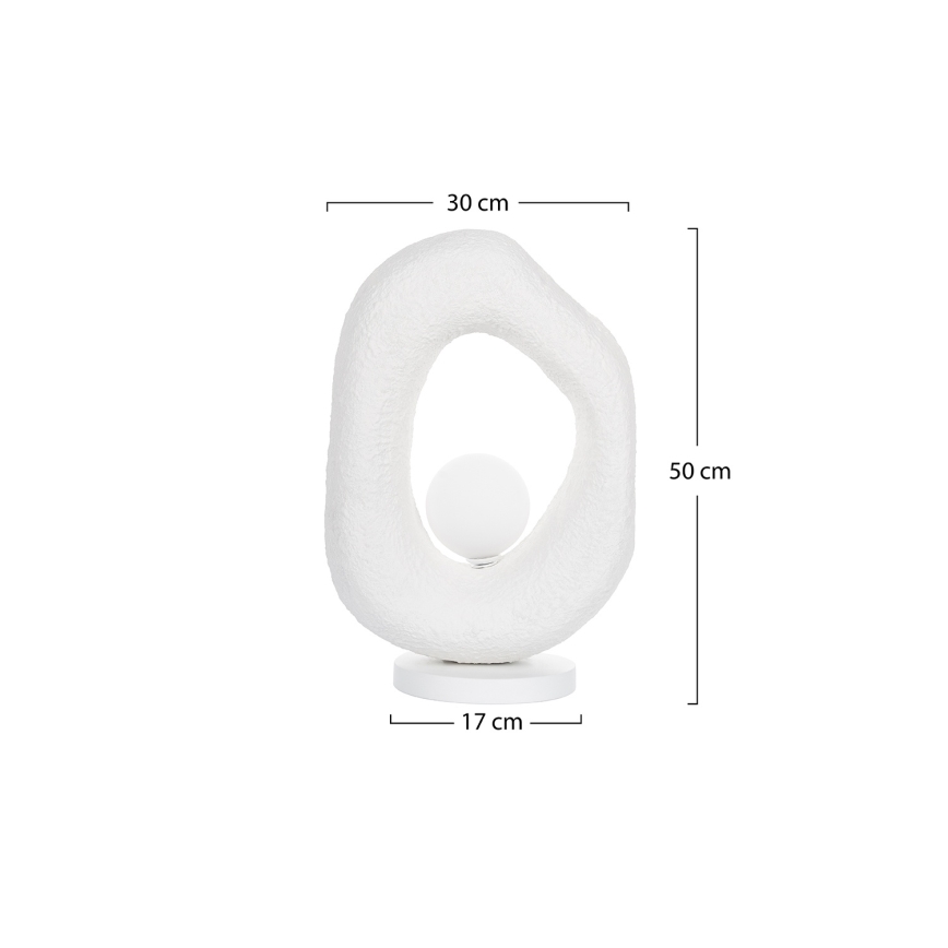 Brilagi - Lampe de table WABI SABI 1xG9/8W/230V blanche