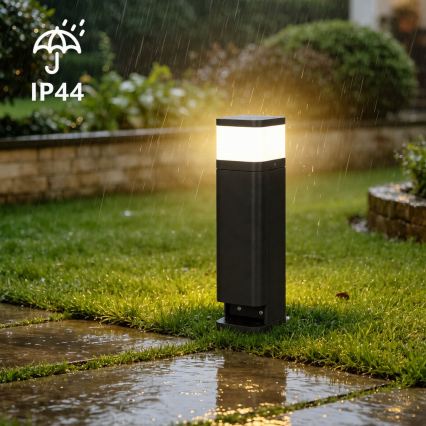 BRILAGI - Lampe d'extérieur à 2 prises SCHUKO PILLAR 1xG9/11W/230V IP44 noire