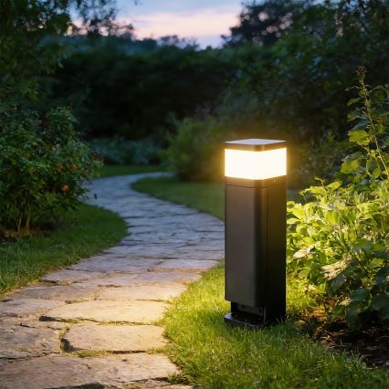 Brilagi - Lampe d'extérieur PILLAR avec 2 prises SCHUKO 1xG9/11W/230V IP44 anthracite