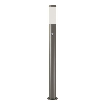 Brilagi - Lampe d'extérieur avec détecteur de mouvement ELIA 1xE27/20W/230V IP44 100 cm chrome mat