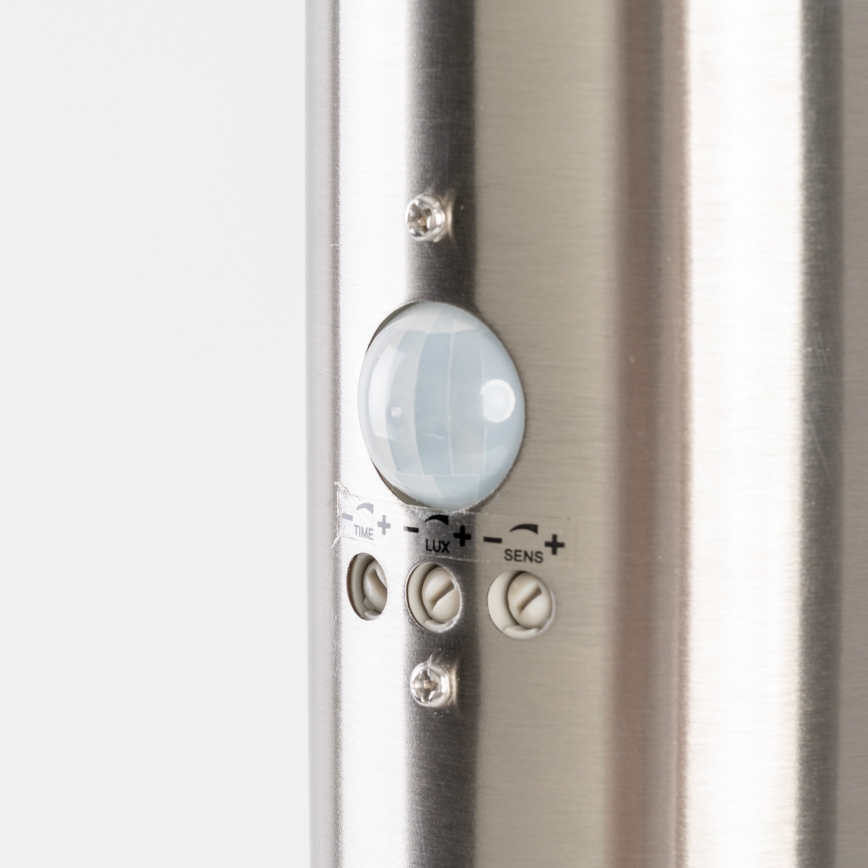 BRILAGI - Lampe extérieure ELIA avec détecteur de mouvement 1xE27/20W/230V IP44 50 cm chrome mat