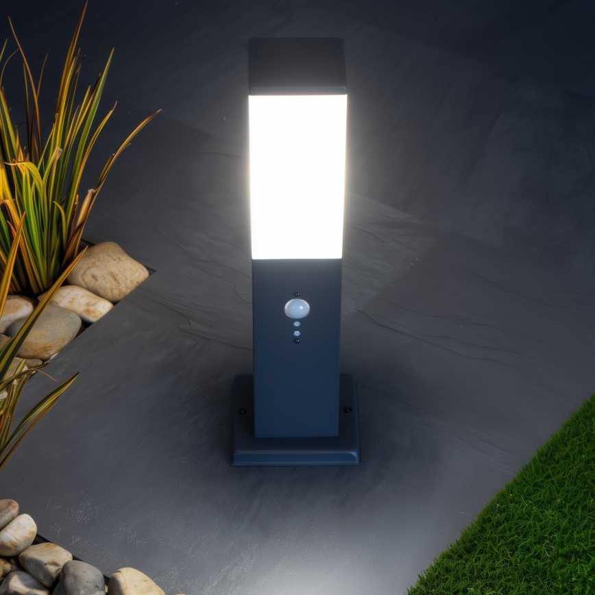 Brilagi - Lampe d'extérieur avec détecteur de mouvement NOVA 1x E27/15 W/230 V 40 cm IP44 anthracite