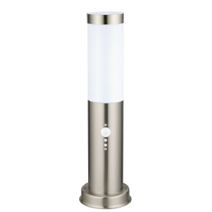 Brilagi - Lampe d'extérieur avec détecteur NOVA 1xE27/15W/230V 40 cm IP44 chrome mat