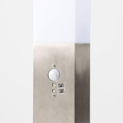 Brilagi - Lampe d'extérieur avec détecteur NOVA 1xE27/15W/230V 40 cm IP44 chrome mat