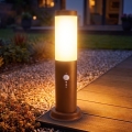 Brilagi - Lampe d'extérieur avec détecteur NOVA 1xE27/15W/230V 40 cm IP44 marron