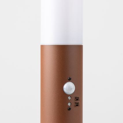 Brilagi - Lampe d'extérieur avec détecteur NOVA 1xE27/15W/230V 40 cm IP44 marron
