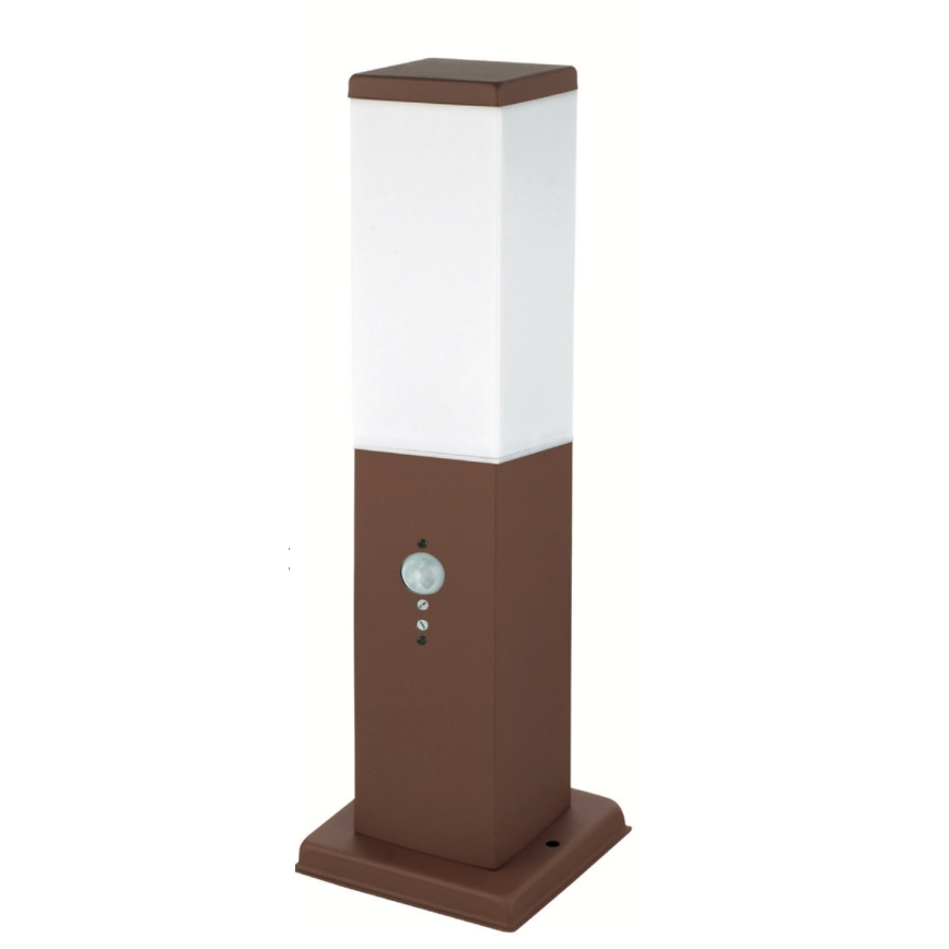 Brilagi - Lampe d'extérieur avec détecteur NOVA 1xE27/15W/230V 40 cm IP44 marron