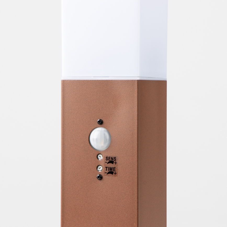 Brilagi - Lampe d'extérieur avec détecteur NOVA 1xE27/15W/230V 40 cm IP44 marron