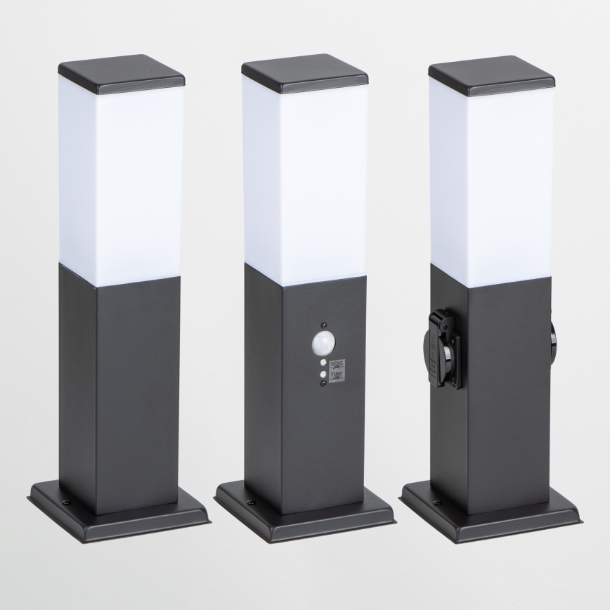 Brilagi - Lampe d'extérieur avec détecteur NOVA 1xE27/15W/230V 40 cm IP44 noire