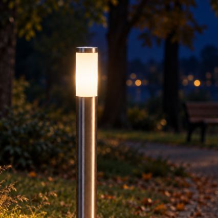 BRILAGI - Lampe d'extérieur ELIA 1xE27/20W/230V IP44 100 cm chrome mat
