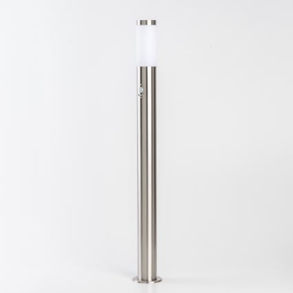BRILAGI - Lampe d'extérieur avec détecteur de mouvement ELIA 1xE27/20W/230V IP44 100 cm chrome mat