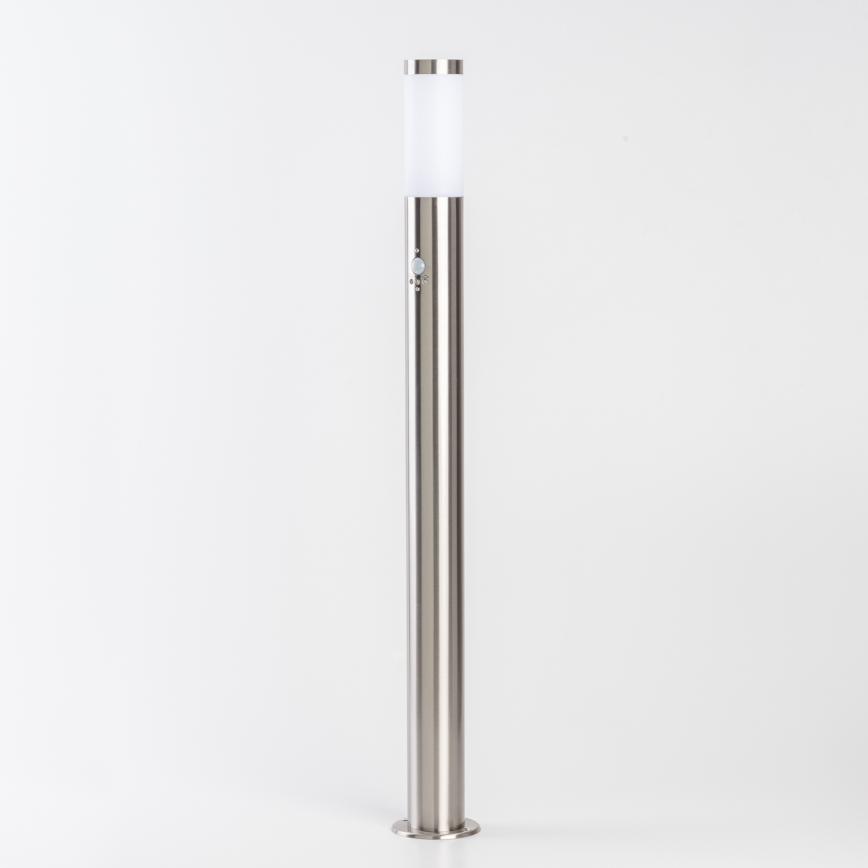 BRILAGI - Lampe d'extérieur avec détecteur de mouvement ELIA 1xE27/20W/230V IP44 100 cm chrome mat