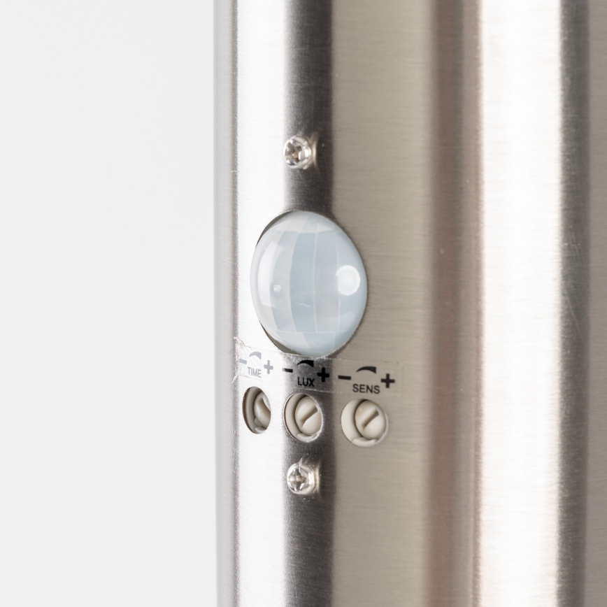 BRILAGI - Lampe d'extérieur avec détecteur de mouvement ELIA 1xE27/20W/230V IP44 100 cm chrome mat