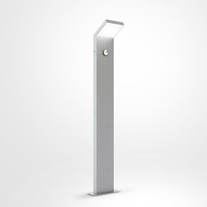Brilagi - Lampe d'extérieur LED avec capteur RIANO LED/8W/230V argentée IP65