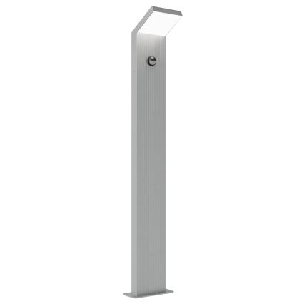 Brilagi - Lampe d'extérieur LED avec capteur RIANO LED/8W/230V argentée IP65