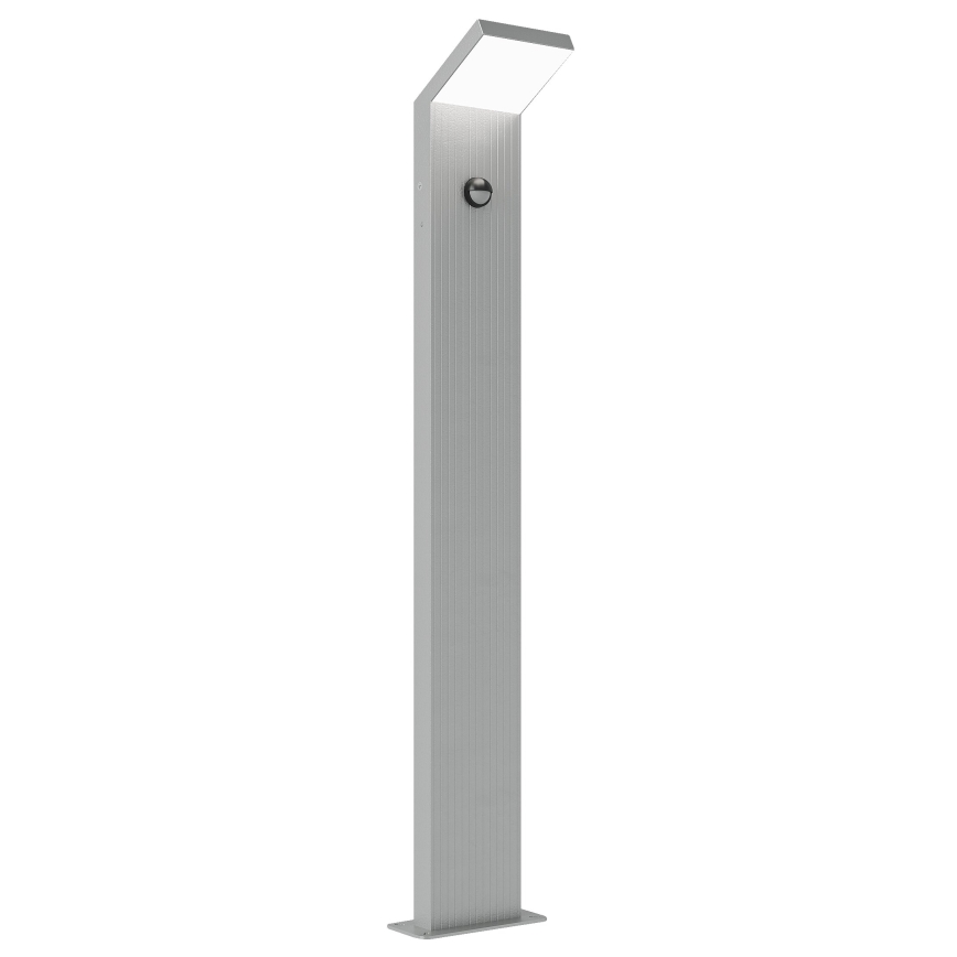 Brilagi - Lampe d'extérieur LED avec capteur RIANO LED/8W/230V argentée IP65