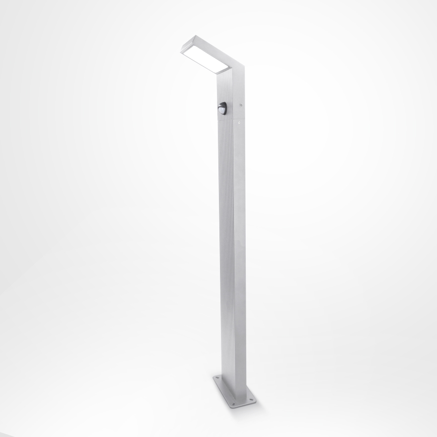 Brilagi - Lampe d'extérieur LED avec capteur RIANO LED/8W/230V argentée IP65