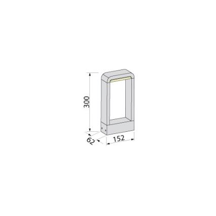 BRILAGI - Lampe d'extérieur LED BARI LED/10W/230V 4000K IP65 30 cm anthracite