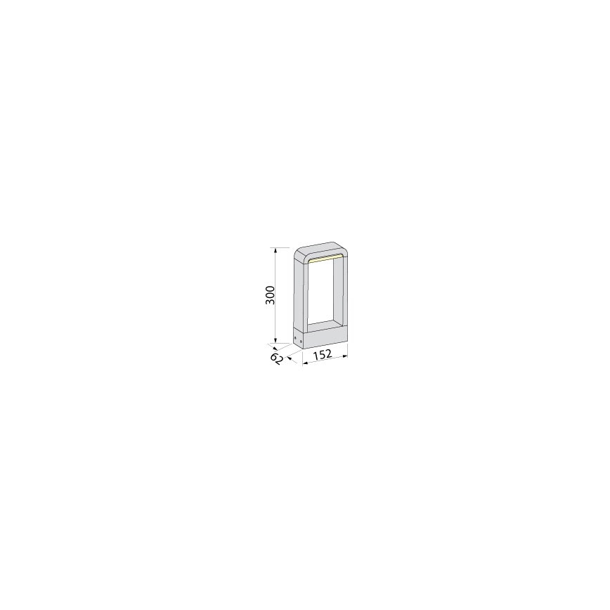 BRILAGI - Lampe d'extérieur LED BARI LED/10W/230V 4000K IP65 30 cm anthracite