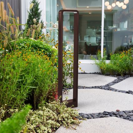 Brilagi - Lampe d'extérieur LED BARI LED/7W/230V 3000/4000/6000K brune IP54 80 cm