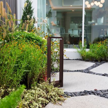 Brilagi - Lampe d'extérieur LED BARI LED/7W/230V 3000/4000/6000K marron IP54 50 cm