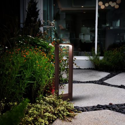 Brilagi - Lampe d'extérieur LED BARI LED/7W/230V 3000/4000/6000K marron IP54 50 cm