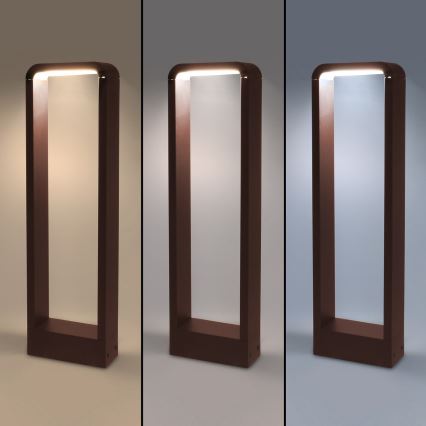 Brilagi - Lampe d'extérieur LED BARI LED/7W/230V 3000/4000/6000K marron IP54 50 cm