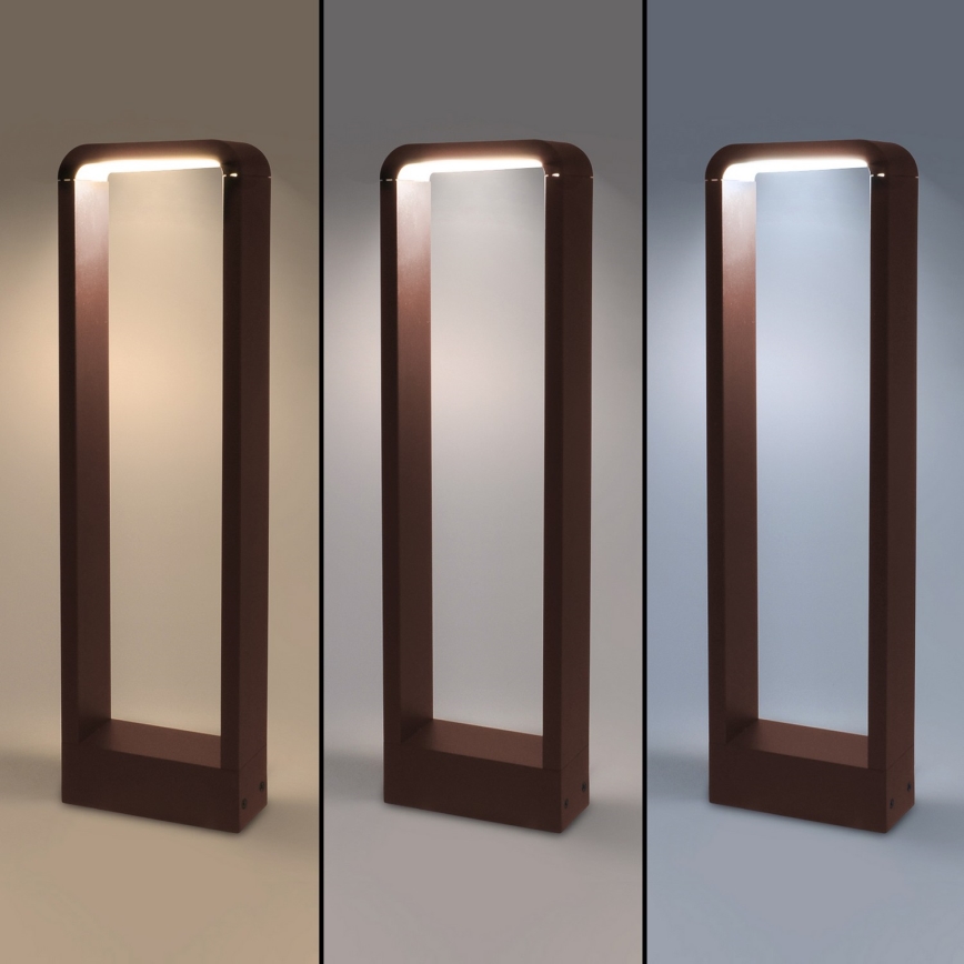 Brilagi - Lampe d'extérieur LED BARI LED/7W/230V 3000/4000/6000K marron IP54 50 cm