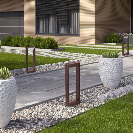 Brilagi - Lampe d'extérieur LED CROTONE LED/7W/230V marron IP54 50 cm