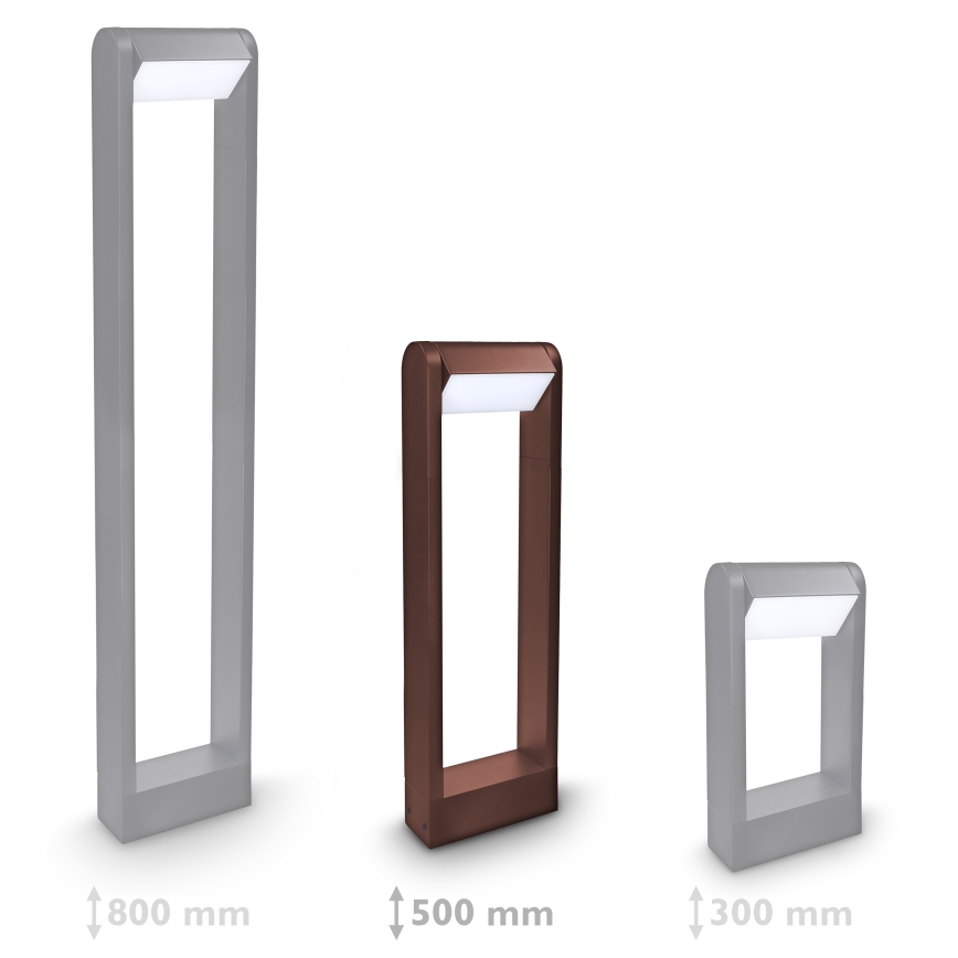 Brilagi - Lampe d'extérieur LED CROTONE LED/7W/230V marron IP54 50 cm