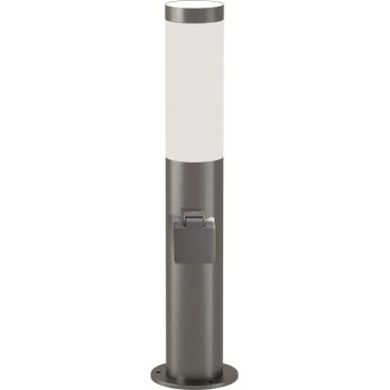 Brilagi - Lampe d'extérieur LED dimmable avec prise ELIA 1xE27/6W/230V 2700-6500K IP44 Wi-Fi 50 cm chrome mat