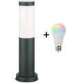Brilagi - Lampe d'extérieur LED RGBW dimmable 1xE27/15W/230V 2700-6500K IP44 40 cm anthracite