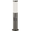 Brilagi - Lampe d'extérieur LED RGBW dimmable avec prise ELIA 1xE27/6,5W/230V 2700-6500K IP44 Wi-Fi 50 cm chrome mat
