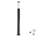 Brilagi - Lampe d'extérieur LED RGBW dimmable ELIA 1x E27/6,5 W/230 V 2700–6500 K IP44 Wi‑Fi 100 cm anthracite