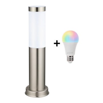Brilagi - Lampe d'extérieur LED RGBW dimmable NOVA 1xE27/9W/230V 2700-6500K IP44 40 cm chrome mat