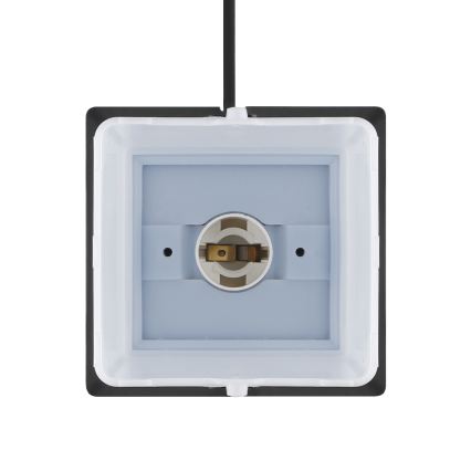 Brilagi - Lampe d'extérieur noire avec 2 prises SCHUKO 1xE14/15W/230V IP44