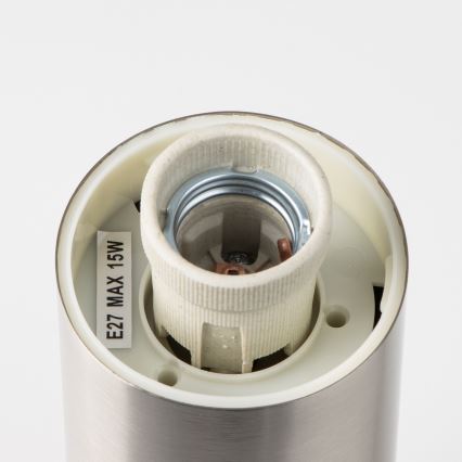 Brilagi - Lampe d'extérieur NOVA 1xE27/15W/230V 40 cm IP44 chrome mat