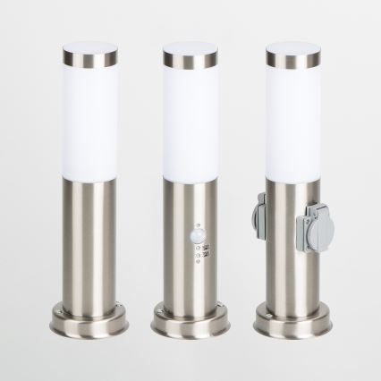 Brilagi - Lampe d'extérieur NOVA 1xE27/15W/230V 40 cm IP44 chrome mat