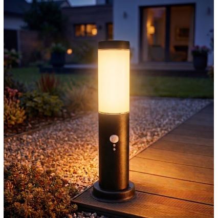 Brilagi - Lampe d'extérieur NOVA avec détecteur 1xE27/15W/230V 40 cm IP44 anthracite