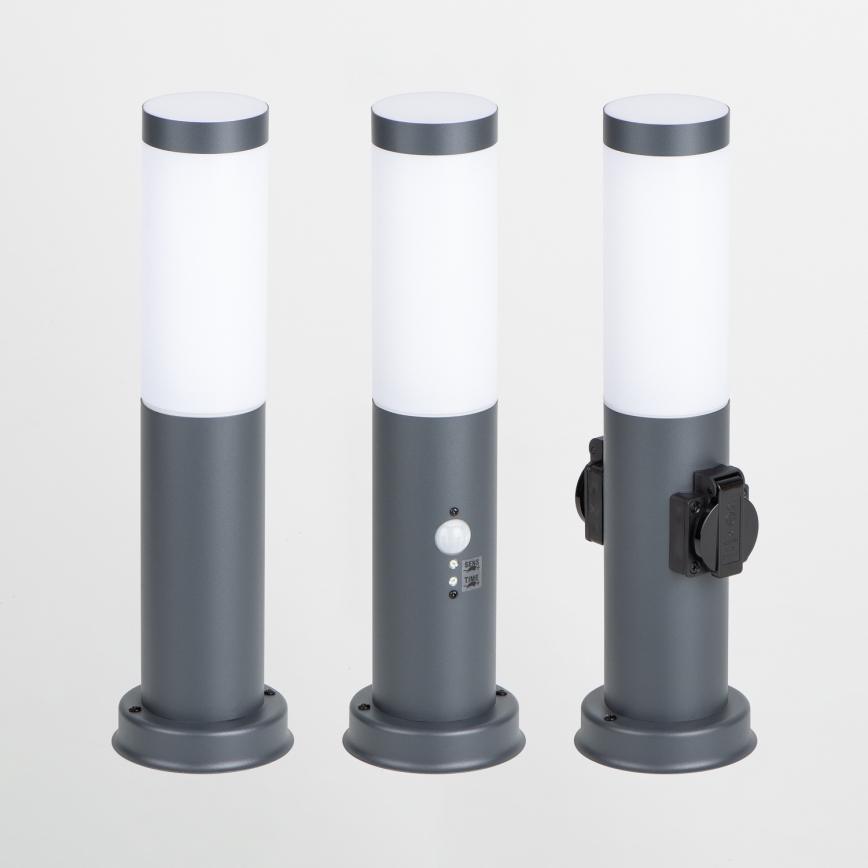 Brilagi - Lampe d'extérieur NOVA avec détecteur 1xE27/15W/230V 40 cm IP44 anthracite