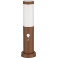 Brilagi - Lampe extérieure avec détecteur de mouvement 1xE27/15W/230V 40 cm IP44 marron