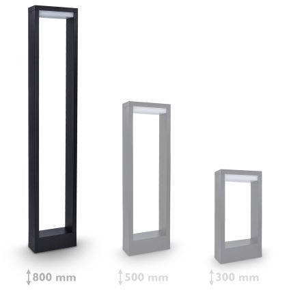 Brilagi - Lampe extérieure BARI LED/7W/230V 3000/4000/6000K anthracite IP54 80 cm