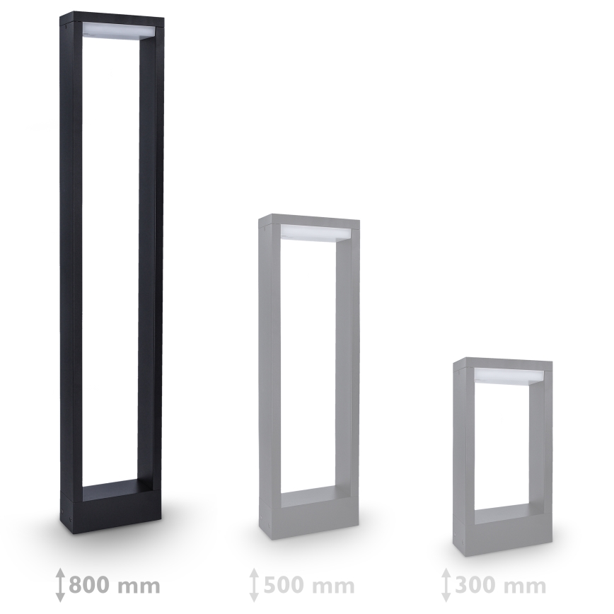 Brilagi - Lampe extérieure BARI LED/7W/230V 3000/4000/6000K anthracite IP54 80 cm