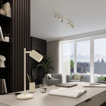 Brilagi - Lampe LED de table CRESTO 1xGU10/10W/230V crème