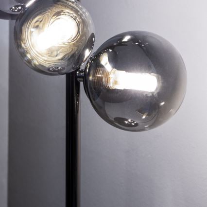 Brilagi - Lampe LED de table MILLA 4xG9/3W/230V chrome noir/fumé