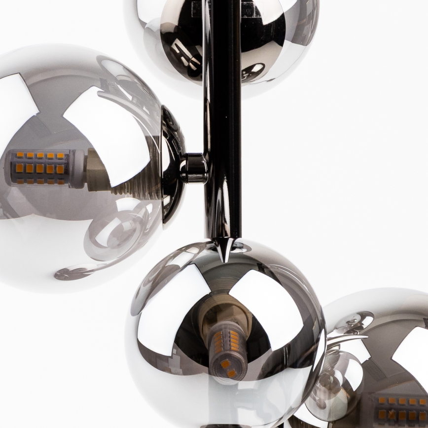 Brilagi - Lampe LED de table MILLA 4xG9/3W/230V chrome noir/fumé