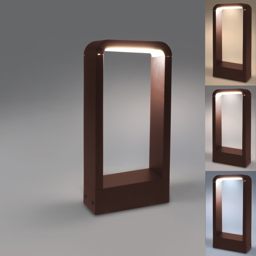 Brilagi - Lampe LED d'extérieur BARI LED/7W/230V 3000/4000/6000K marron IP54 30 cm