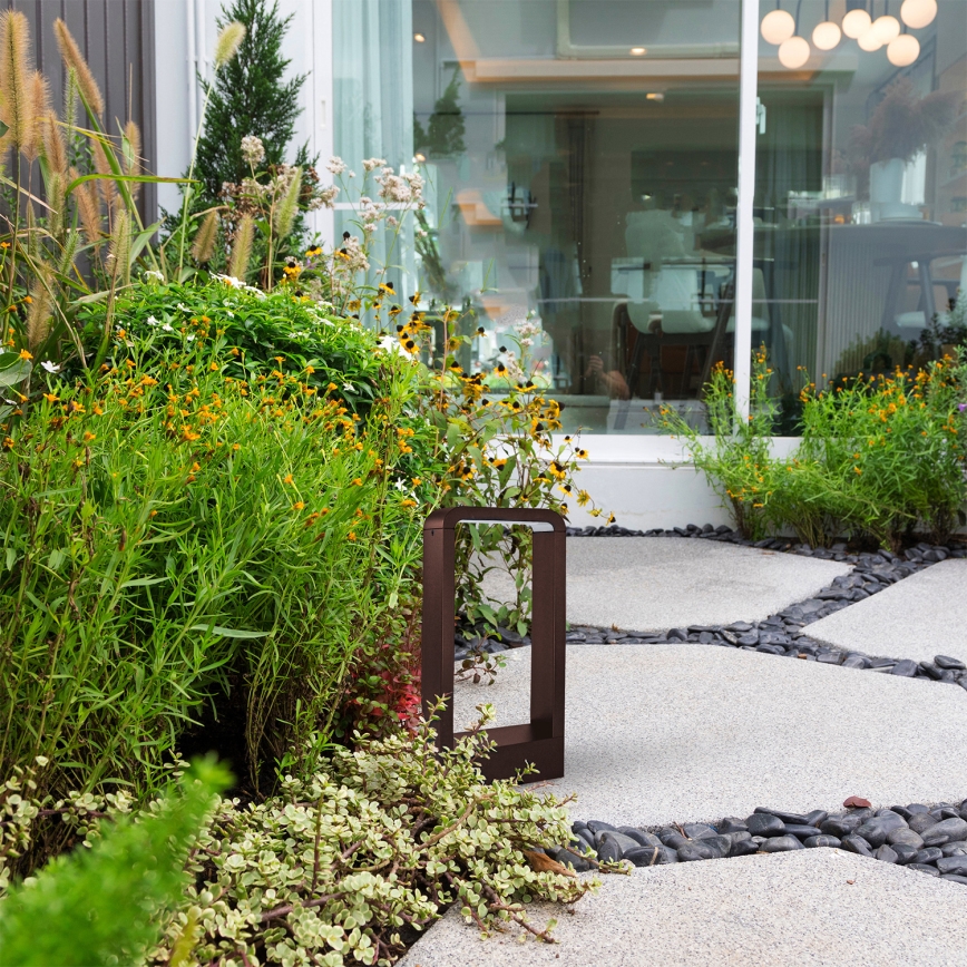 Brilagi - Lampe LED d'extérieur BARI LED/7W/230V 3000/4000/6000K marron IP54 30 cm